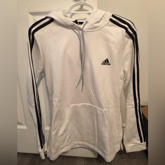 adidas Sweaters - Adidas Essentials Fleece Badge of Sport 3-Stripes Hoodie